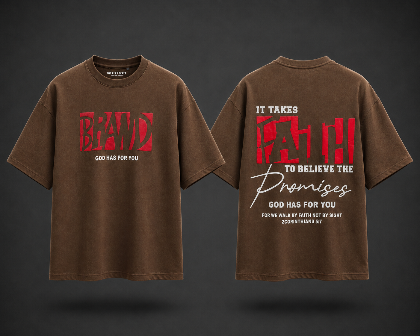 Faith Oversized Graphic T-Shirt