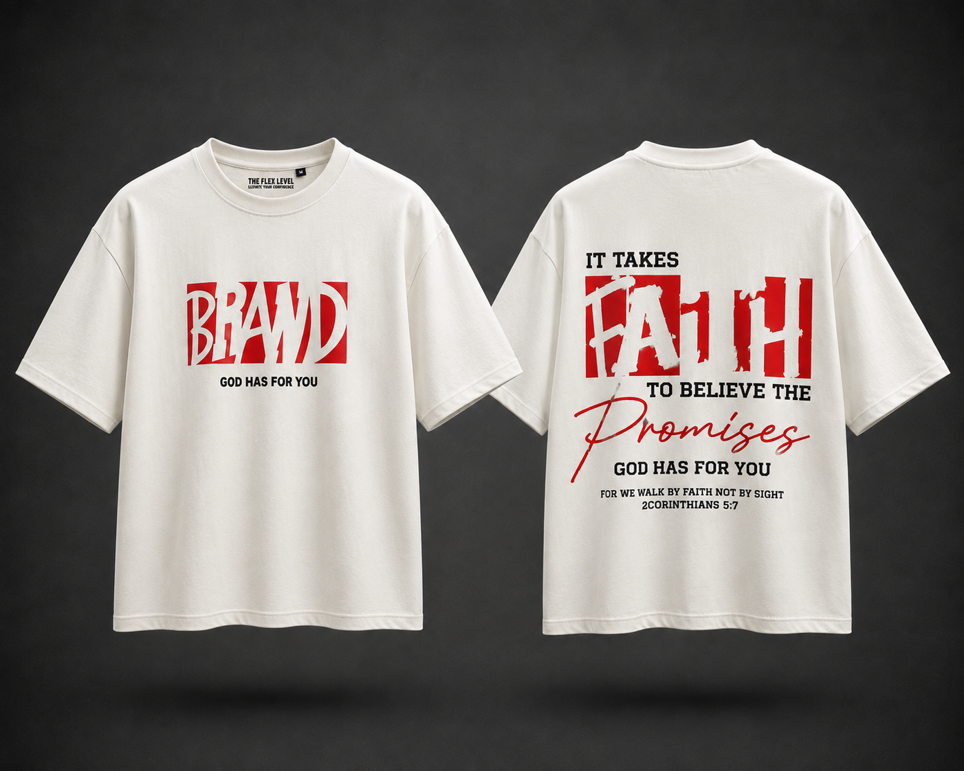 Faith Oversized Graphic T-Shirt