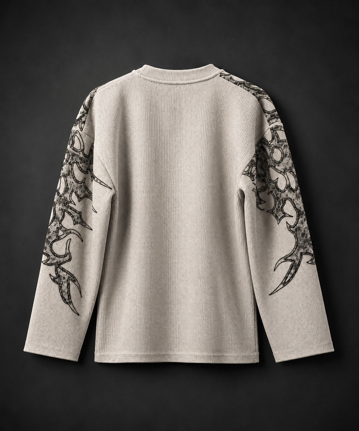Devil’s Print Waffle Thermal - Grey