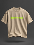 Abide By The Rules — Beige Neon Gothic Tee
