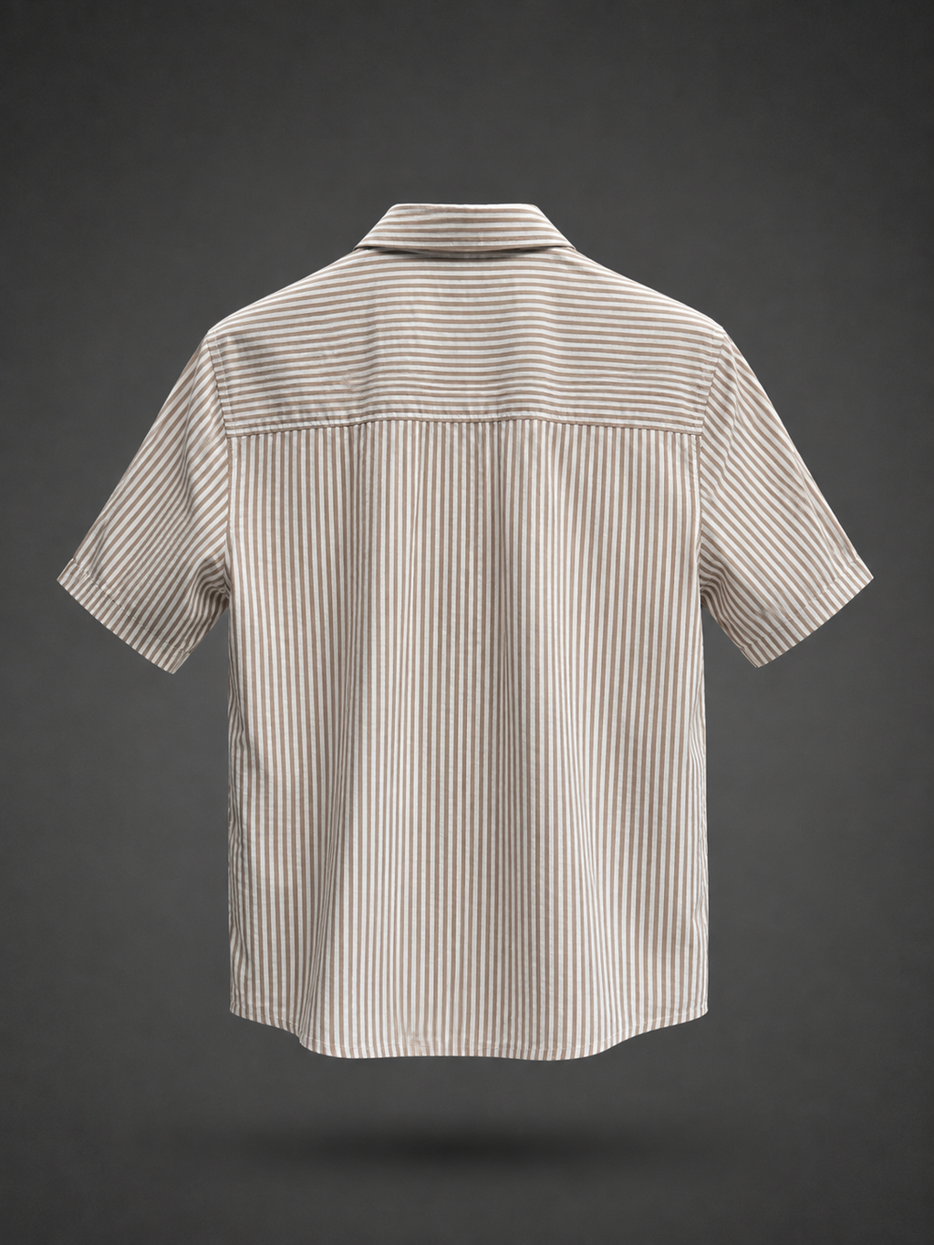 Sand Stripe Resort Shirt - Brown