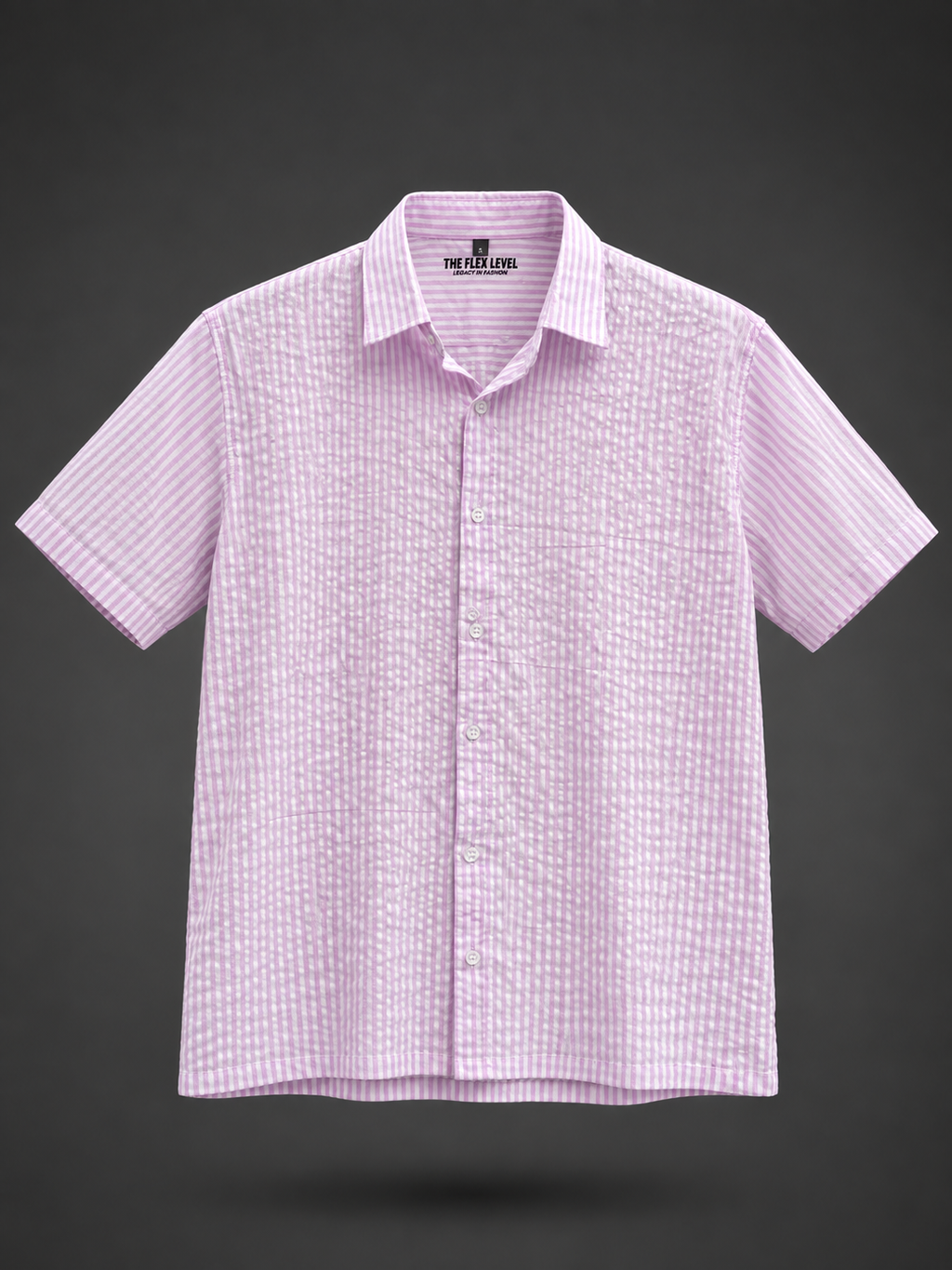Sand Stripe Resort Shirt - Pink