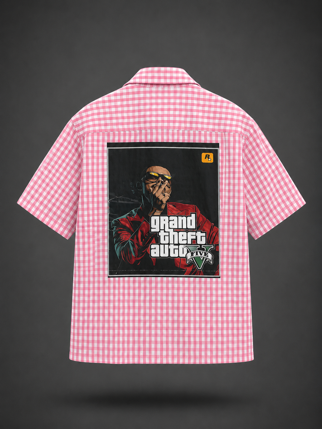 Pink Gingham Weekend GTA-Inspired Shirt