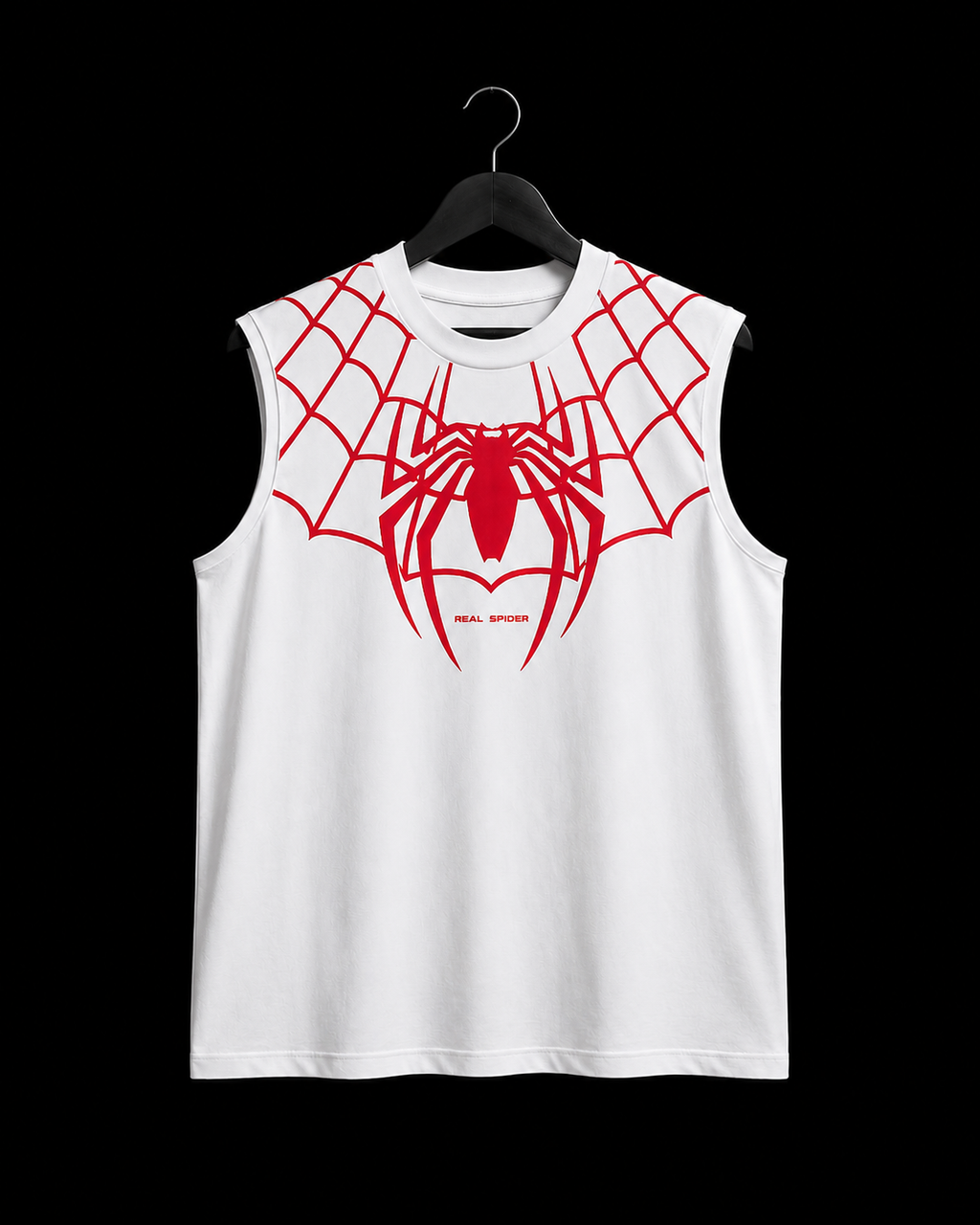 White Web Venom Sleeveless.