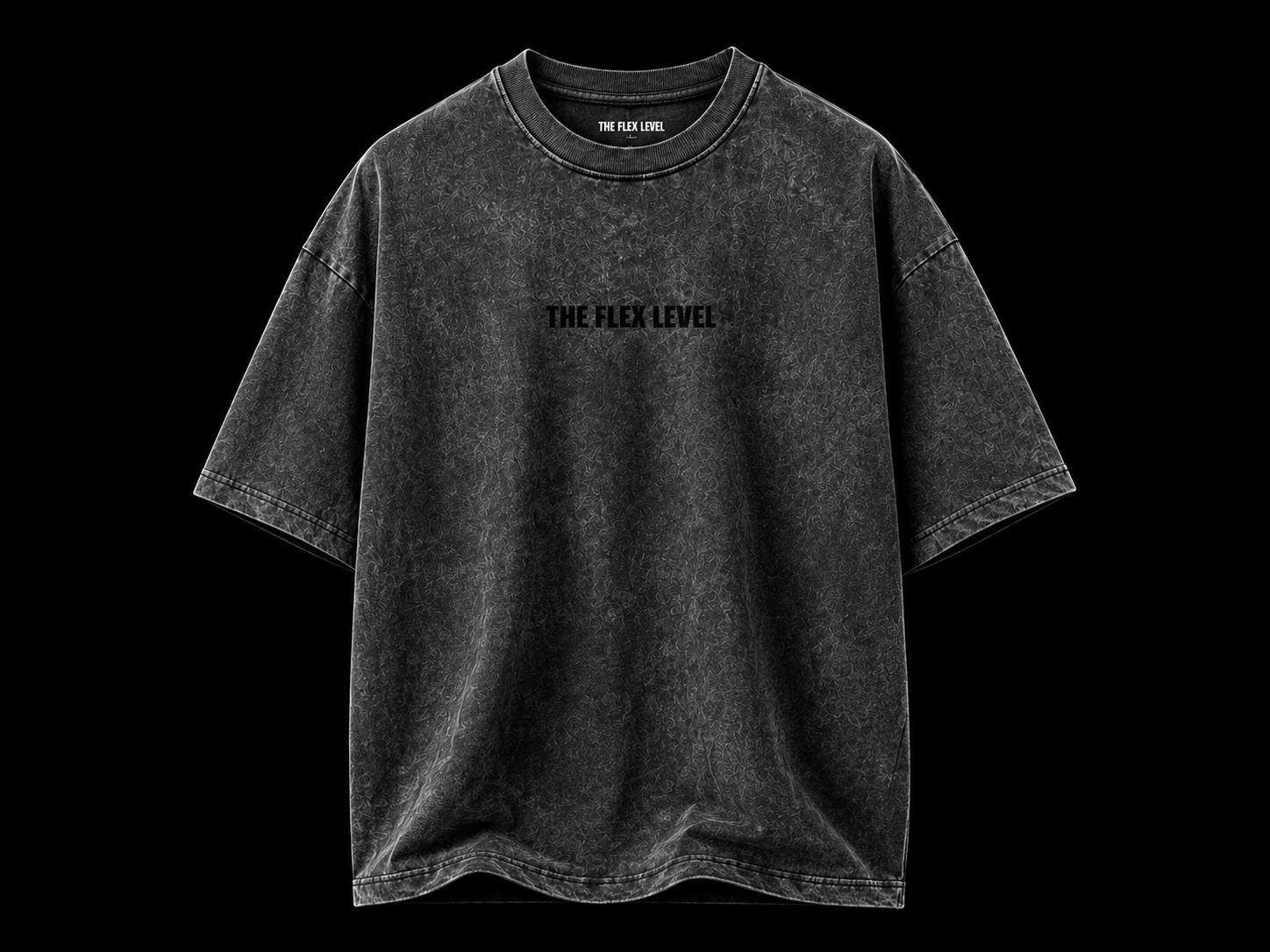 THE FLEX LEVEL™ Ash Fade Oversized Tee