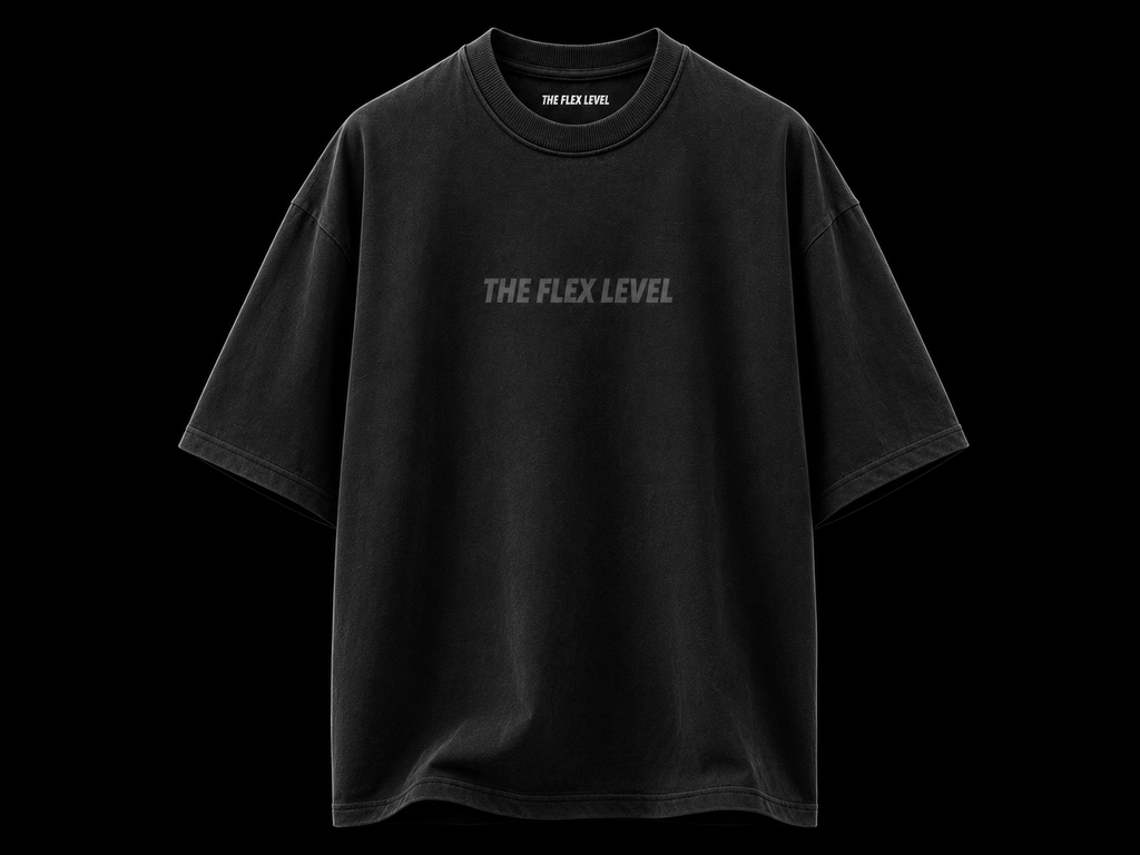 TechNo Oversized Half Sleeve Tee