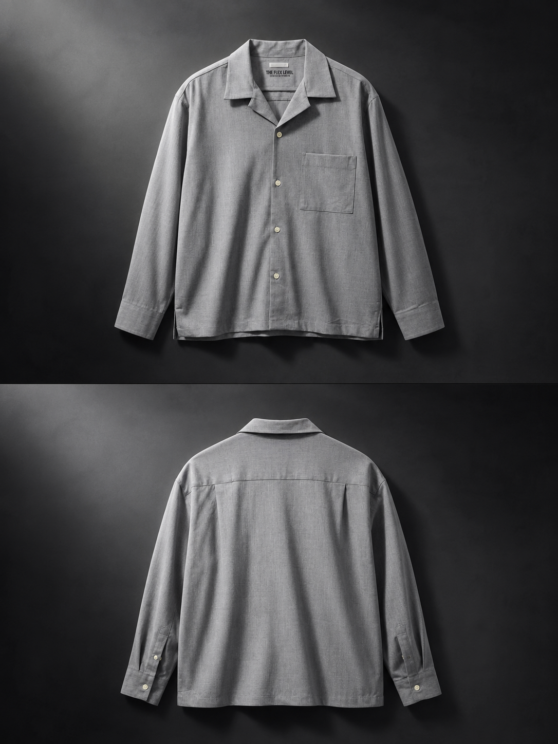 Relaxed Fit Oversized Cuban Collar Shirt