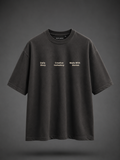 The "SABAR" Black Oversized Tee