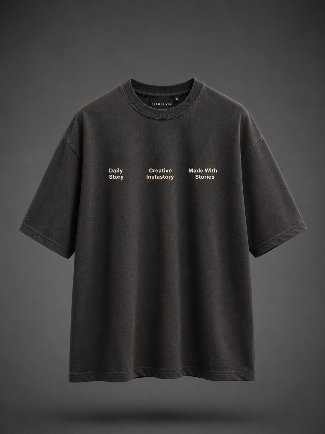The "SABAR" Black Oversized Tee