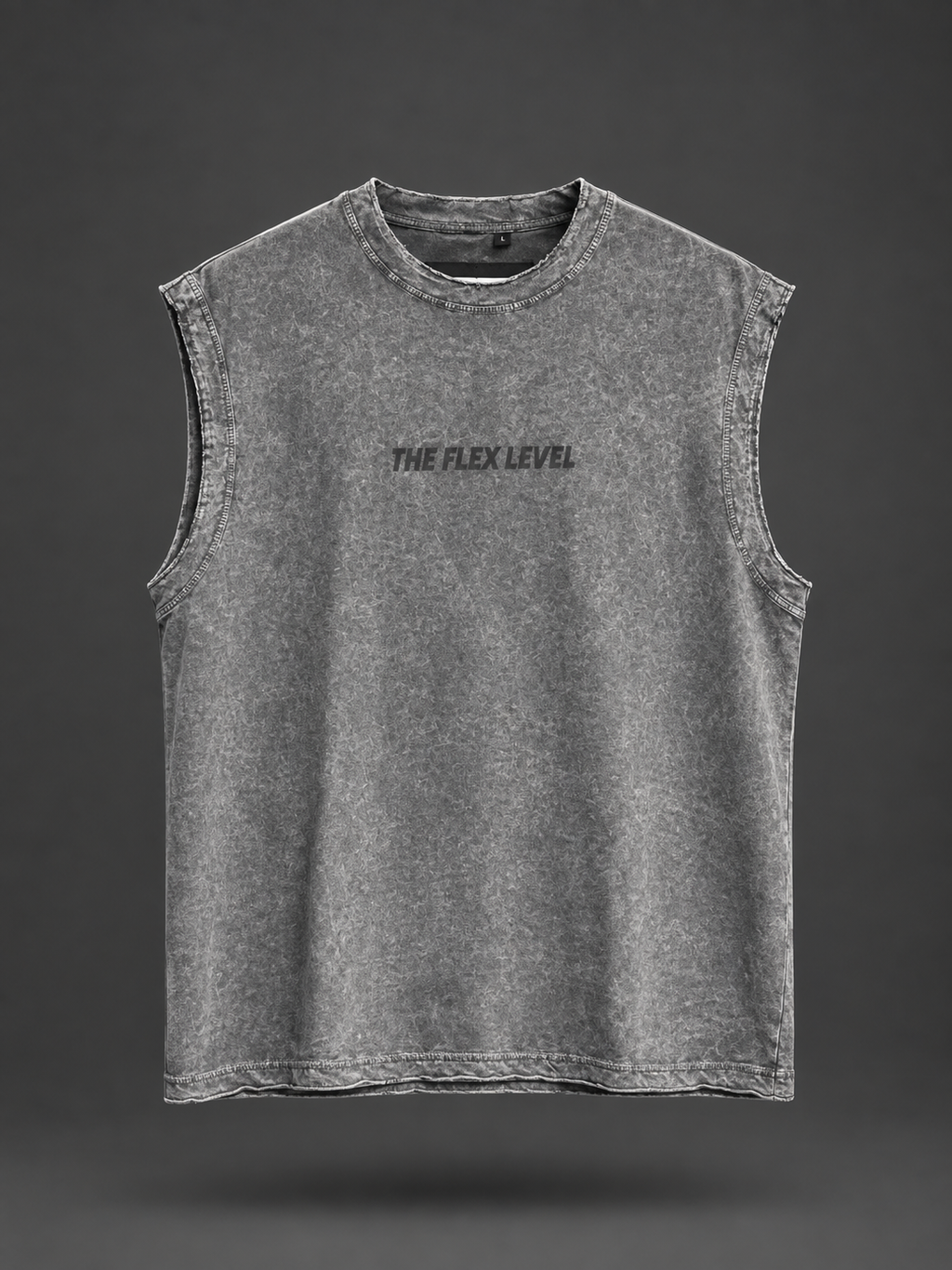 Acid Wash Sleeveless Tee