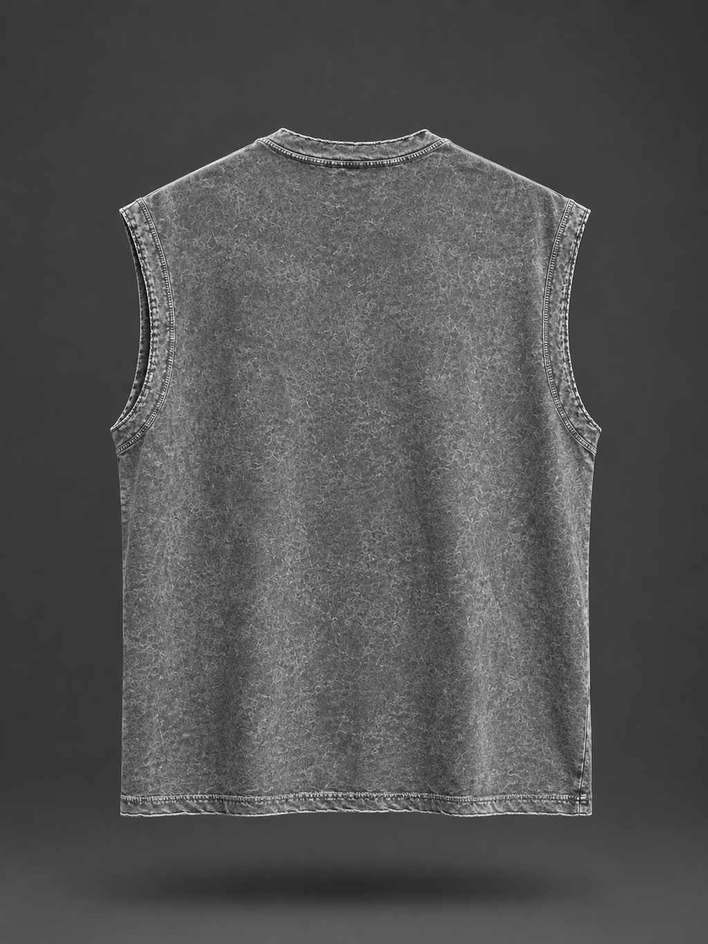 Acid Wash Sleeveless Tee
