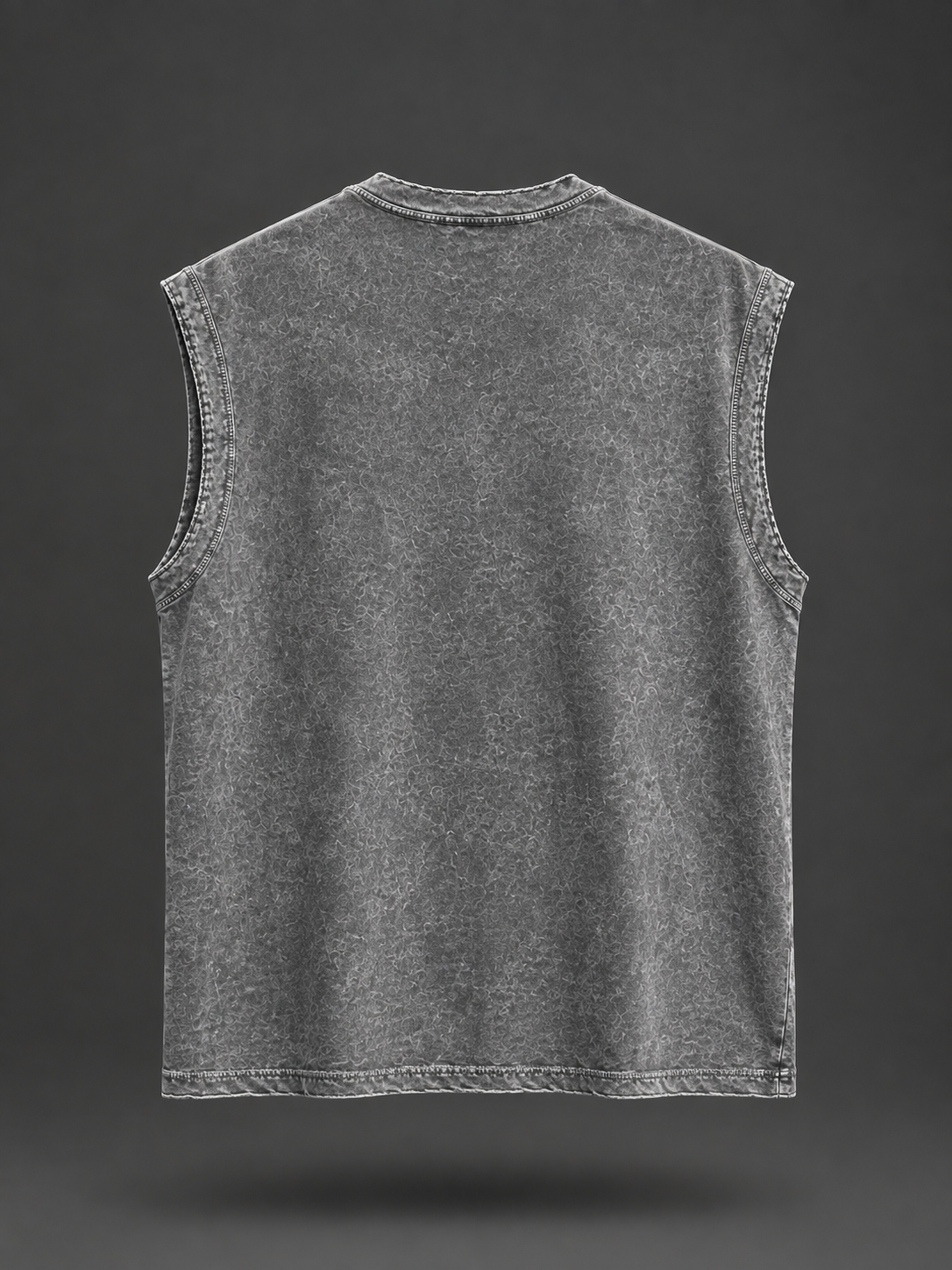 Acid Wash Sleeveless Tee