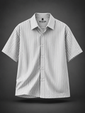Sand Stripe Resort Shirt - Grey