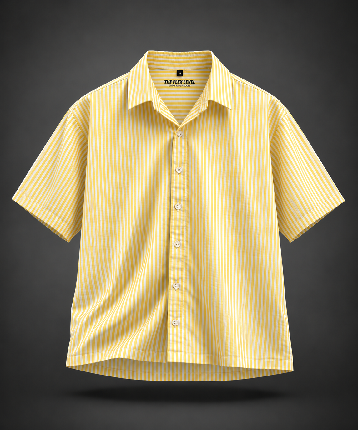 Sand Stripe Resort Shirt - Yellow