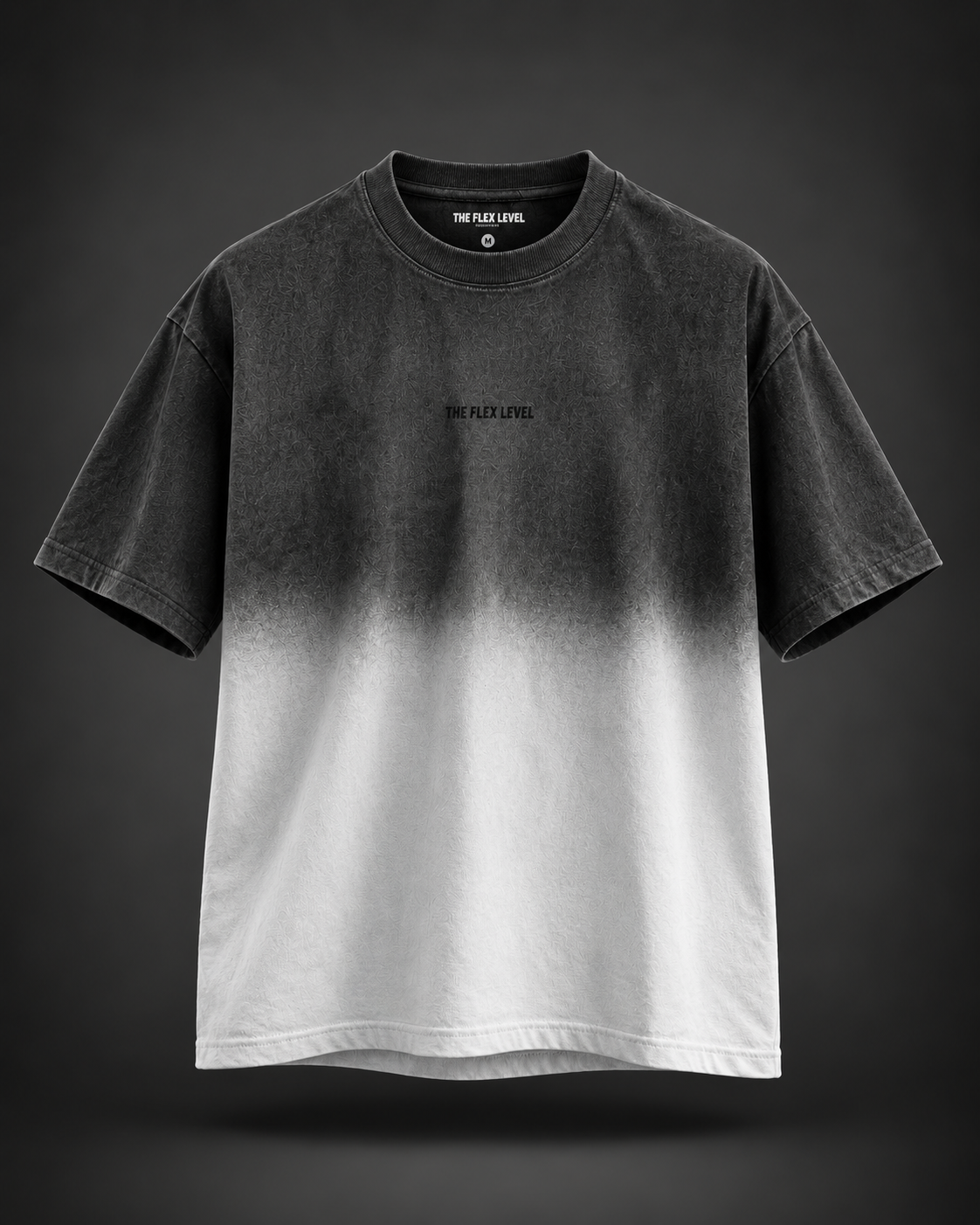 Shadow Fade Oversized T-Shirt - Grey