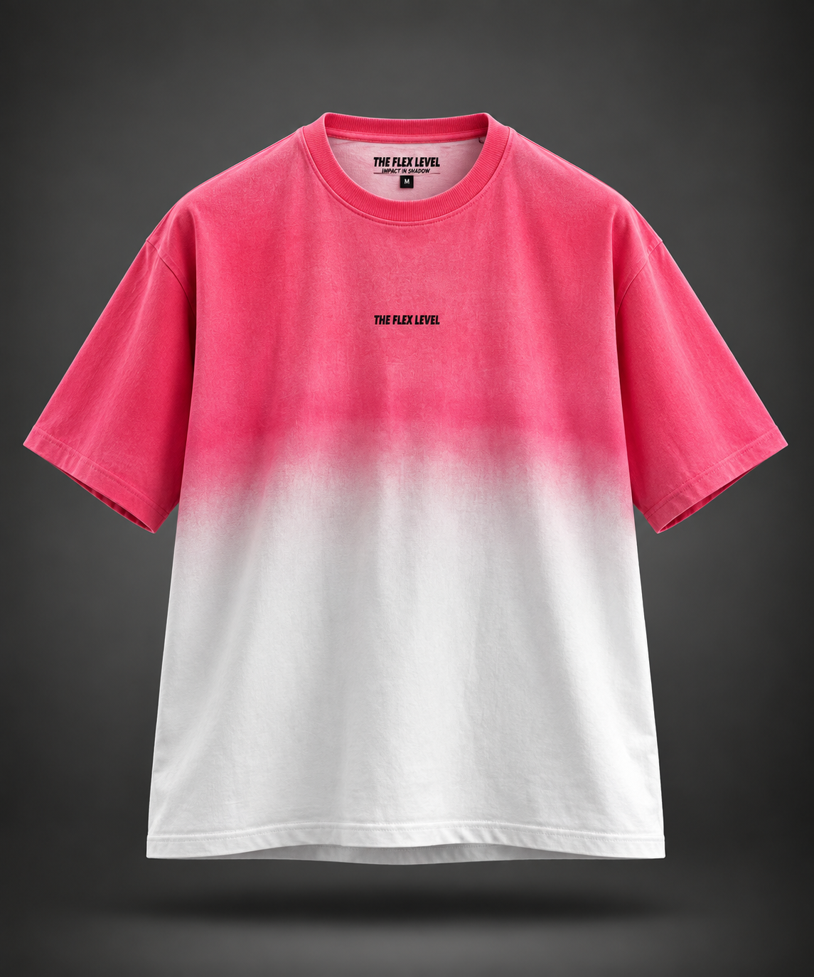 Shadow Fade Oversized T-Shirt - Pink