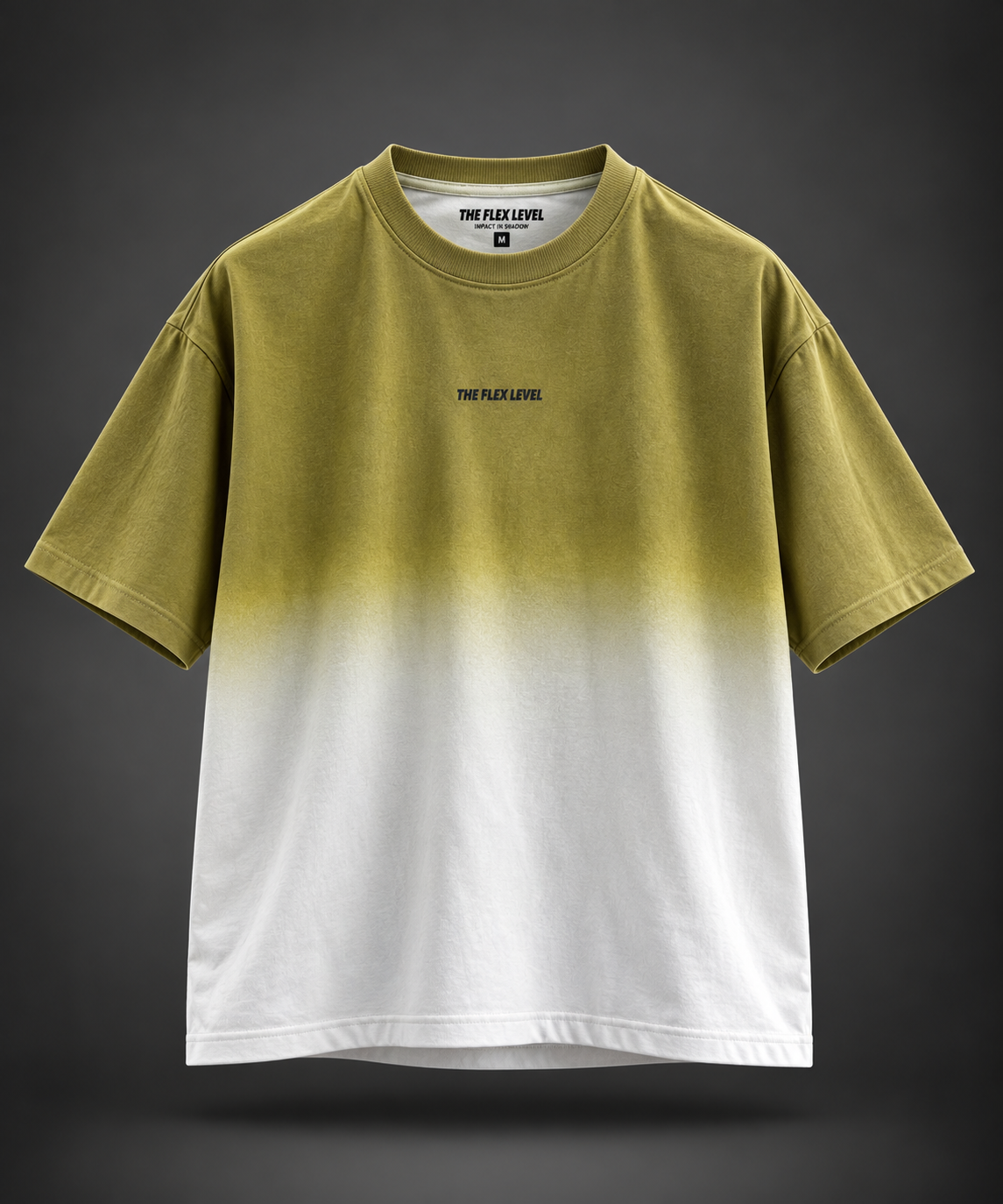 Shadow Fade Oversized T-Shirt - Lemon Green