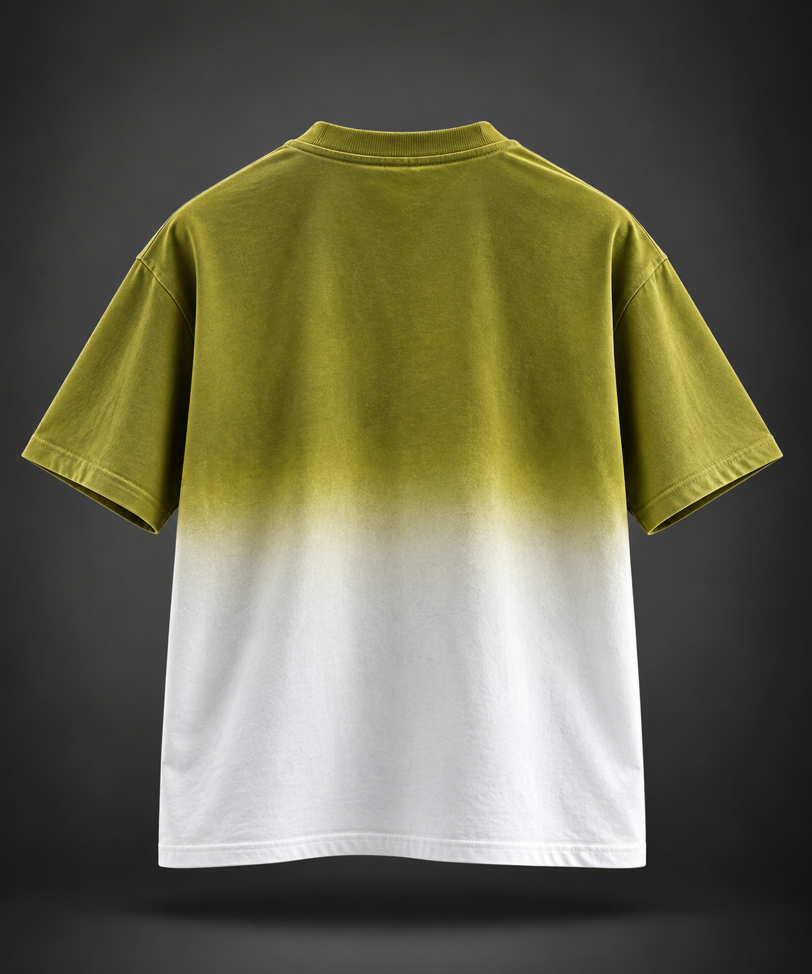 Shadow Fade Oversized T-Shirt - Lemon Green