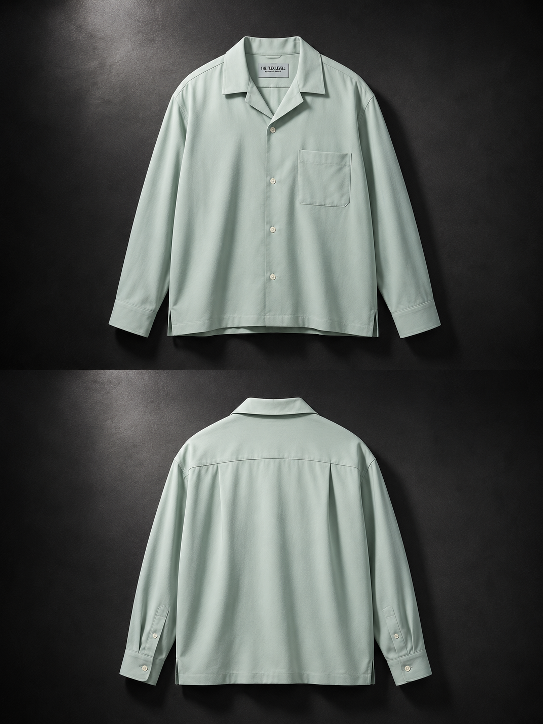Relaxed Fit Oversized Cuban Collar Shirt