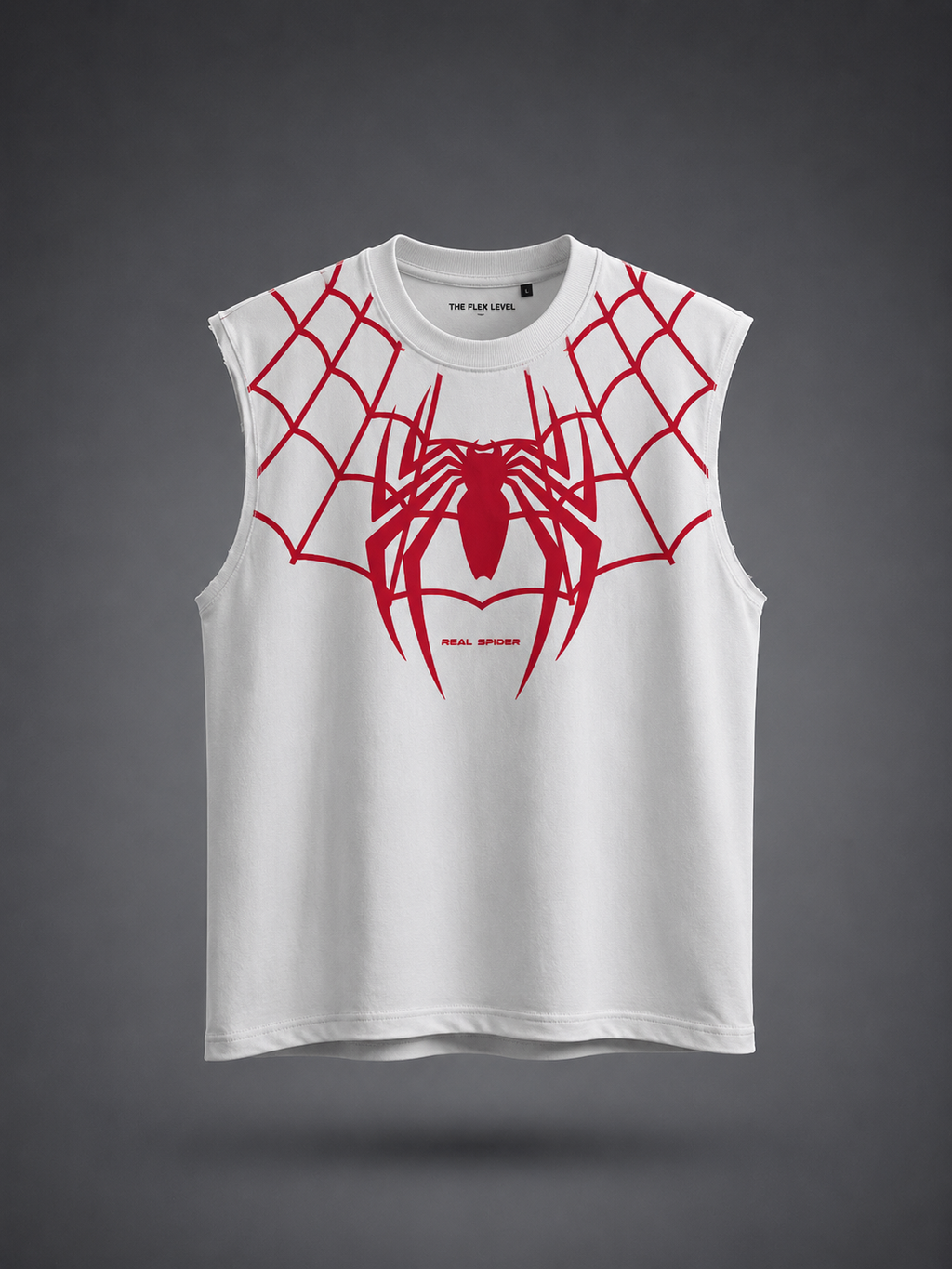 White Web Venom Sleeveless.