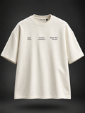 The "SABAR" Chronicle Oversized Tee