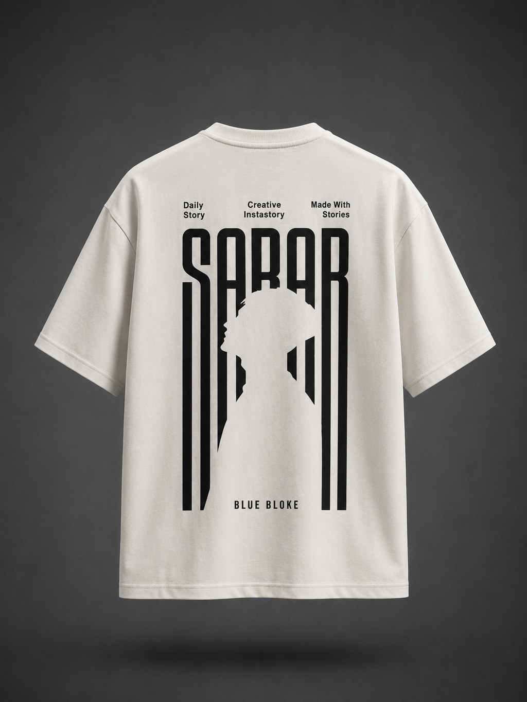 The "SABAR" Chronicle Oversized Tee