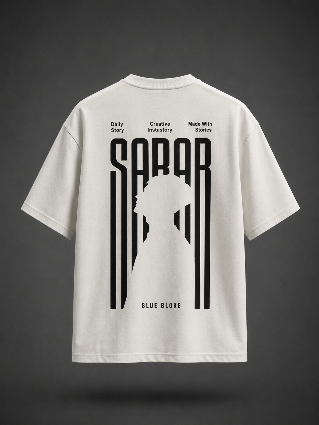 The "SABAR" Chronicle Oversized Tee