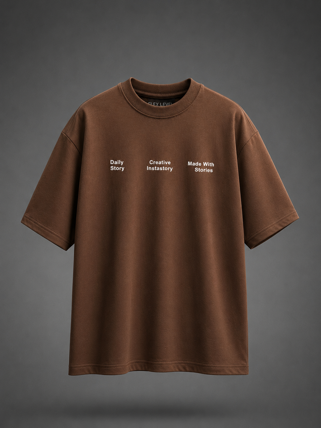 The "SABAR" Brown Oversized Tee