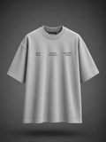 The "SABAR" Grey Oversized Tee
