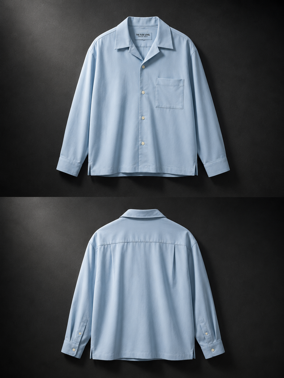 Relaxed Fit Oversized Cuban Collar Shirt