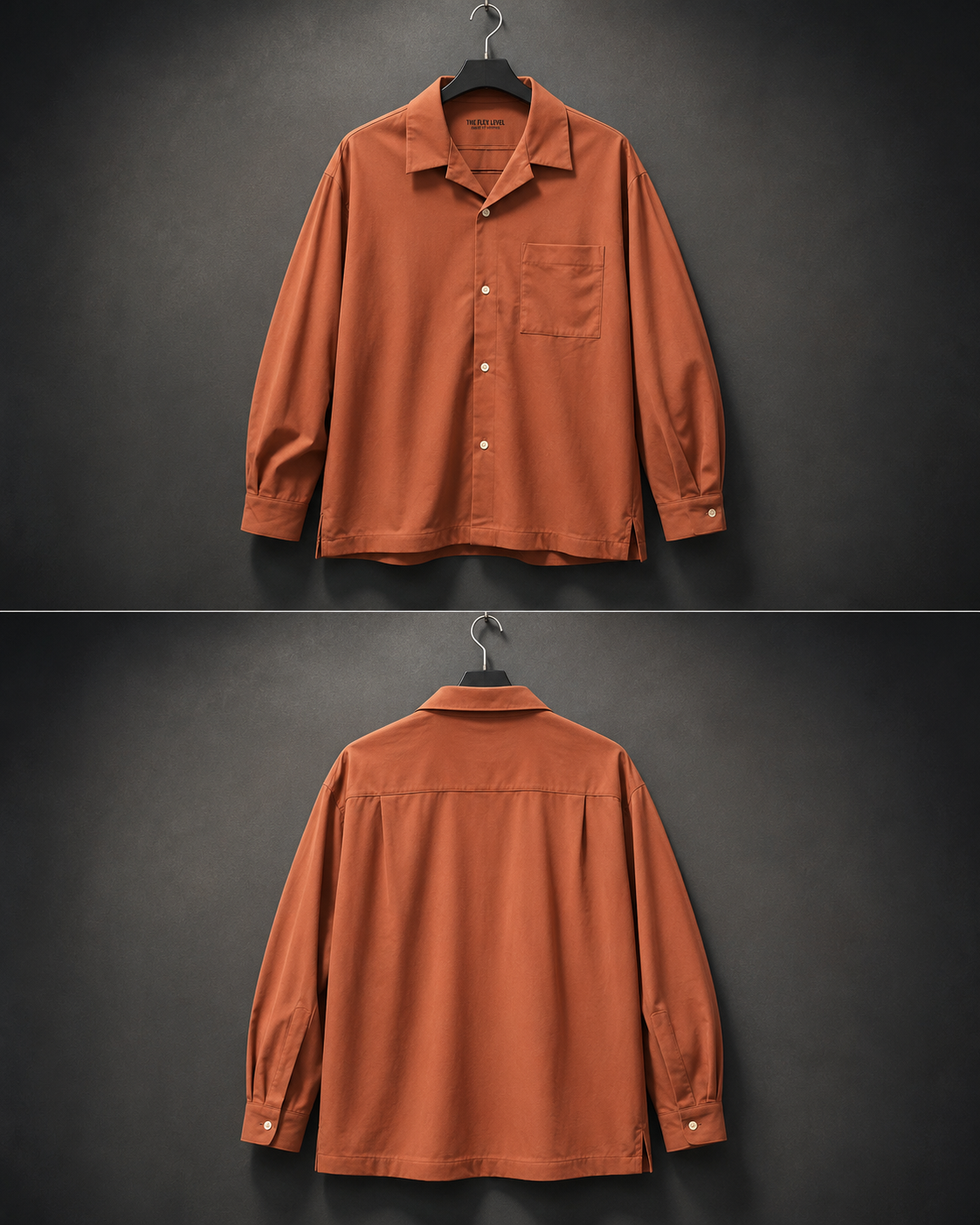 Relaxed Fit Oversized Cuban Collar Shirt