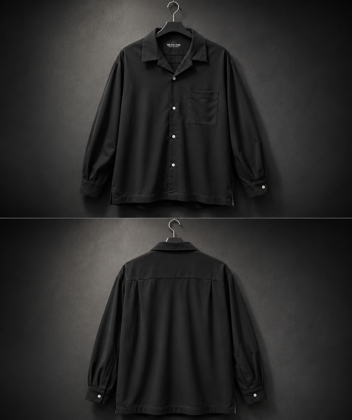 Relaxed Fit Oversized Cuban Collar Shirt