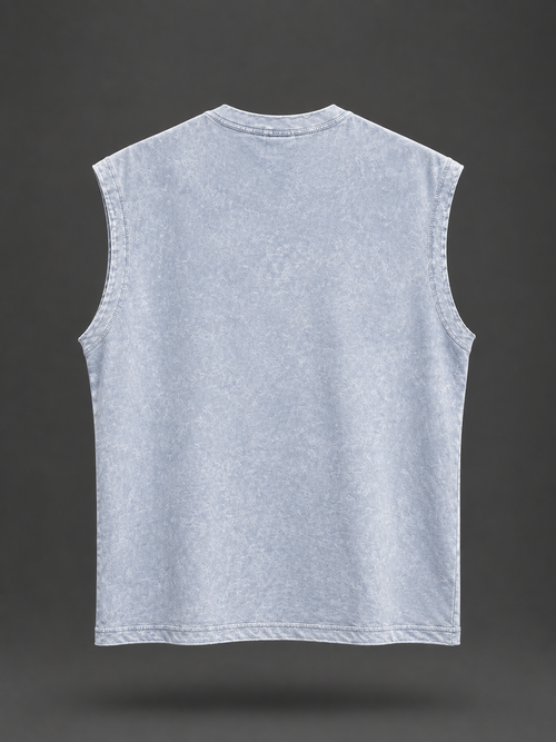 Acid Wash Sleeveless Tee