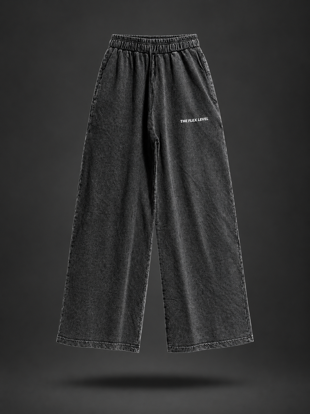 Acid wash Charcoal pants
