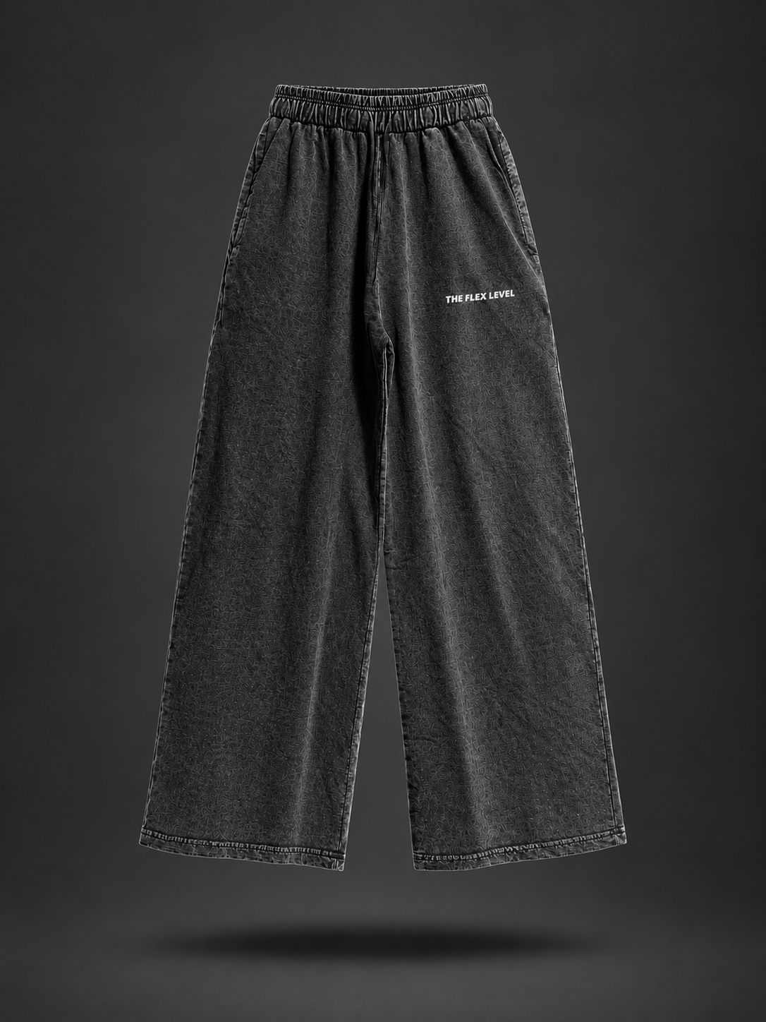 Acid wash Charcoal pants