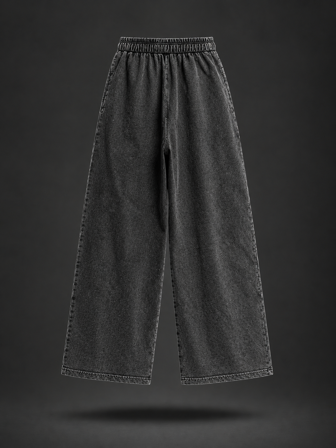 Acid wash Charcoal pants