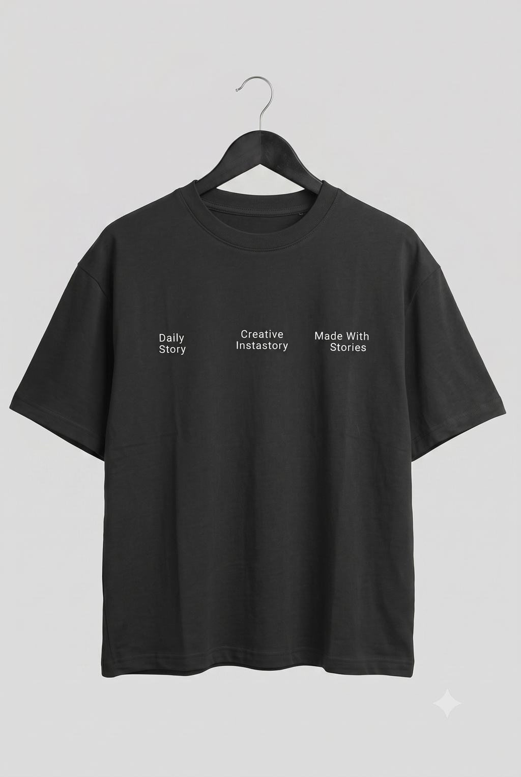The "SABAR" Black Oversized Tee