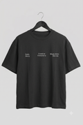 The "SABAR" Black Oversized Tee