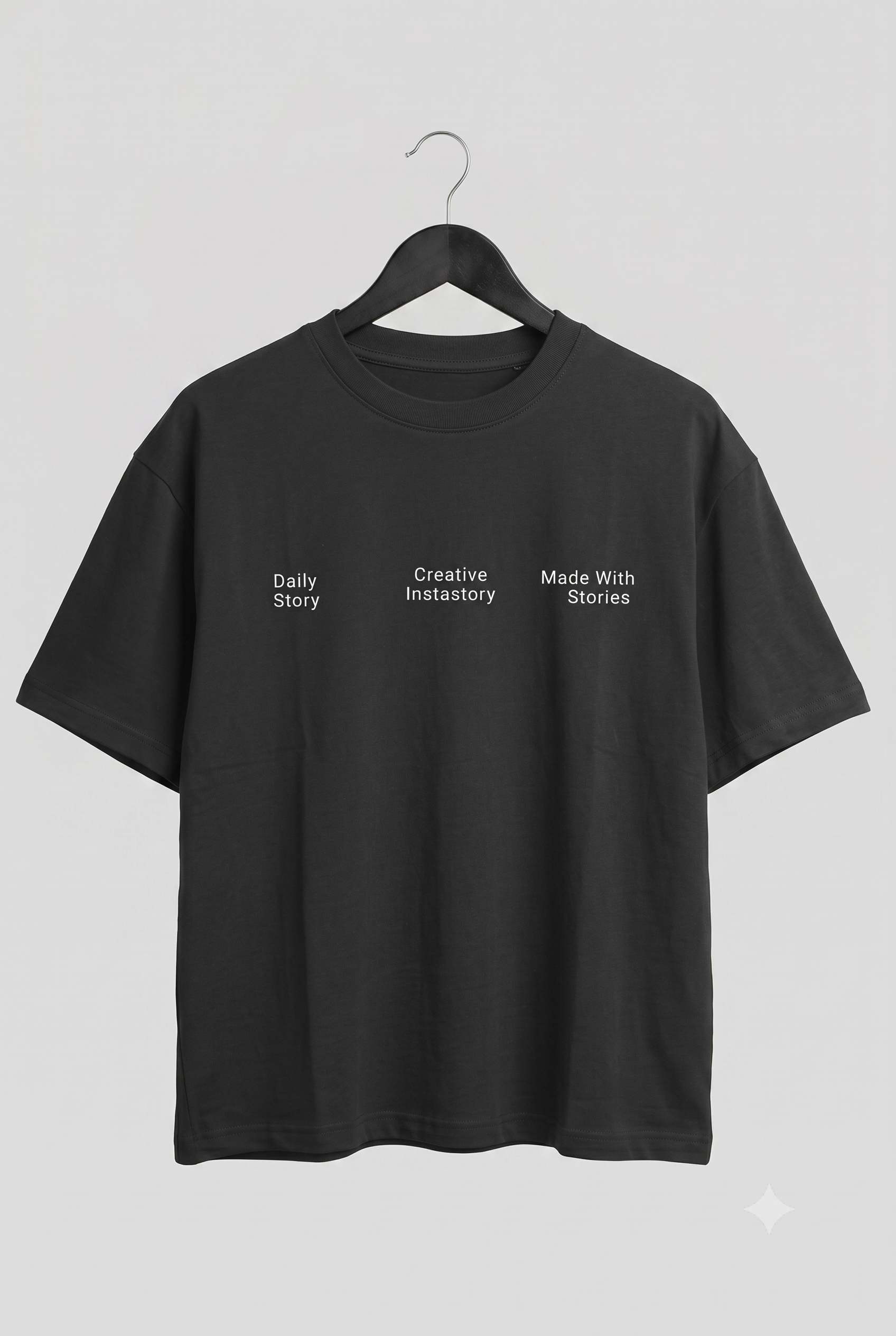 The "SABAR" Black Oversized Tee