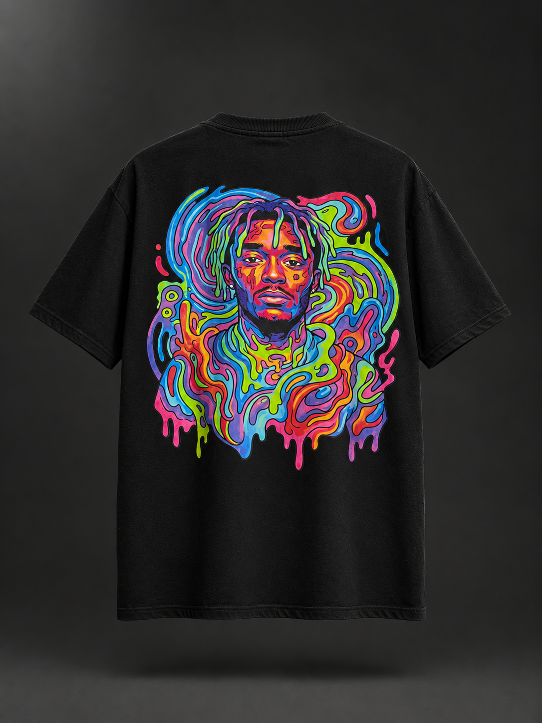 Psychedelic Juice WRLD Inspired Back Print Tee