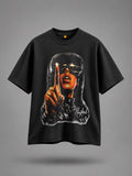 The Future Is Yours Oversized Graphic T-Shirt – Black