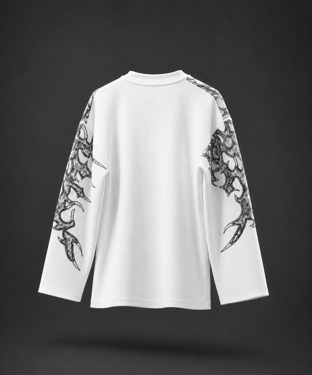 Devil’s Print Waffle Thermal - White