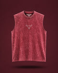 Crimson Bull "Acid-Wash" Cutoff