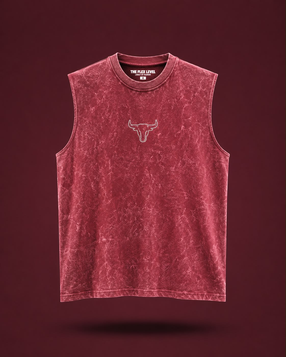 Crimson Bull "Acid-Wash" Cutoff